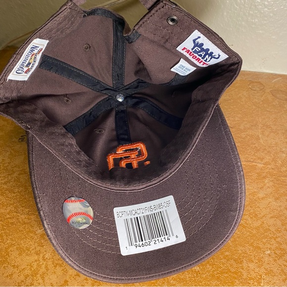 San Diego Padres Cooperstown Collection Fan Favorite Strapback Brown Hat Cap NWT - Picture 3 of 5